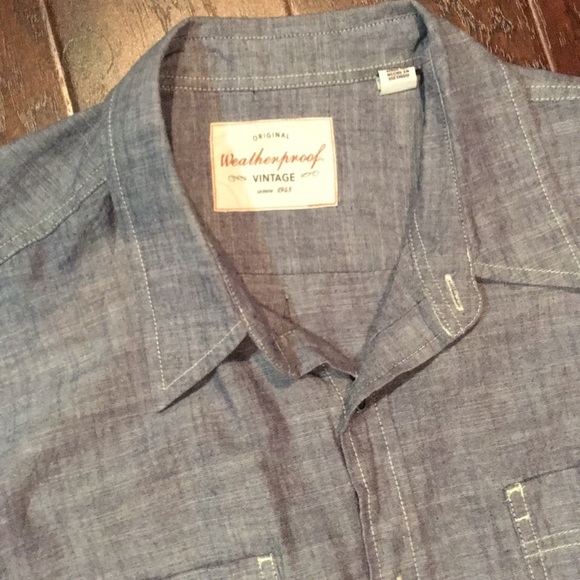 Weatherproof Vintage chambray shirt - Picture 2 of 2